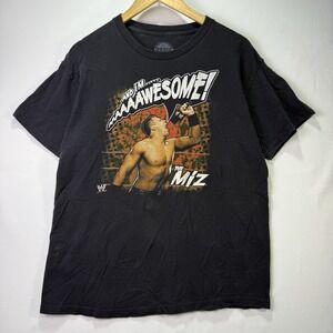 The Miz I'm Awesome T-Shirt Men's  Size L Black Wrestling